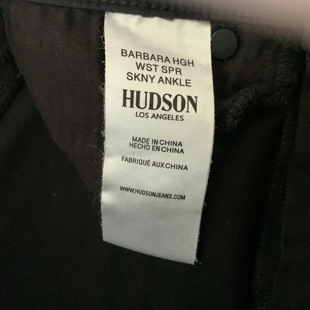 Women’s Hudson, jeans skinny high waist, ankle size 24 NWOT - Picture 2 of 5